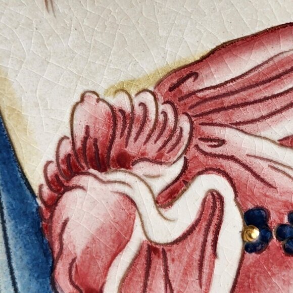 Veneto Flair 1979 Gigi La Belle Femme Series By V. Tiziano Etched Hand Painted - Picture 10 of 12